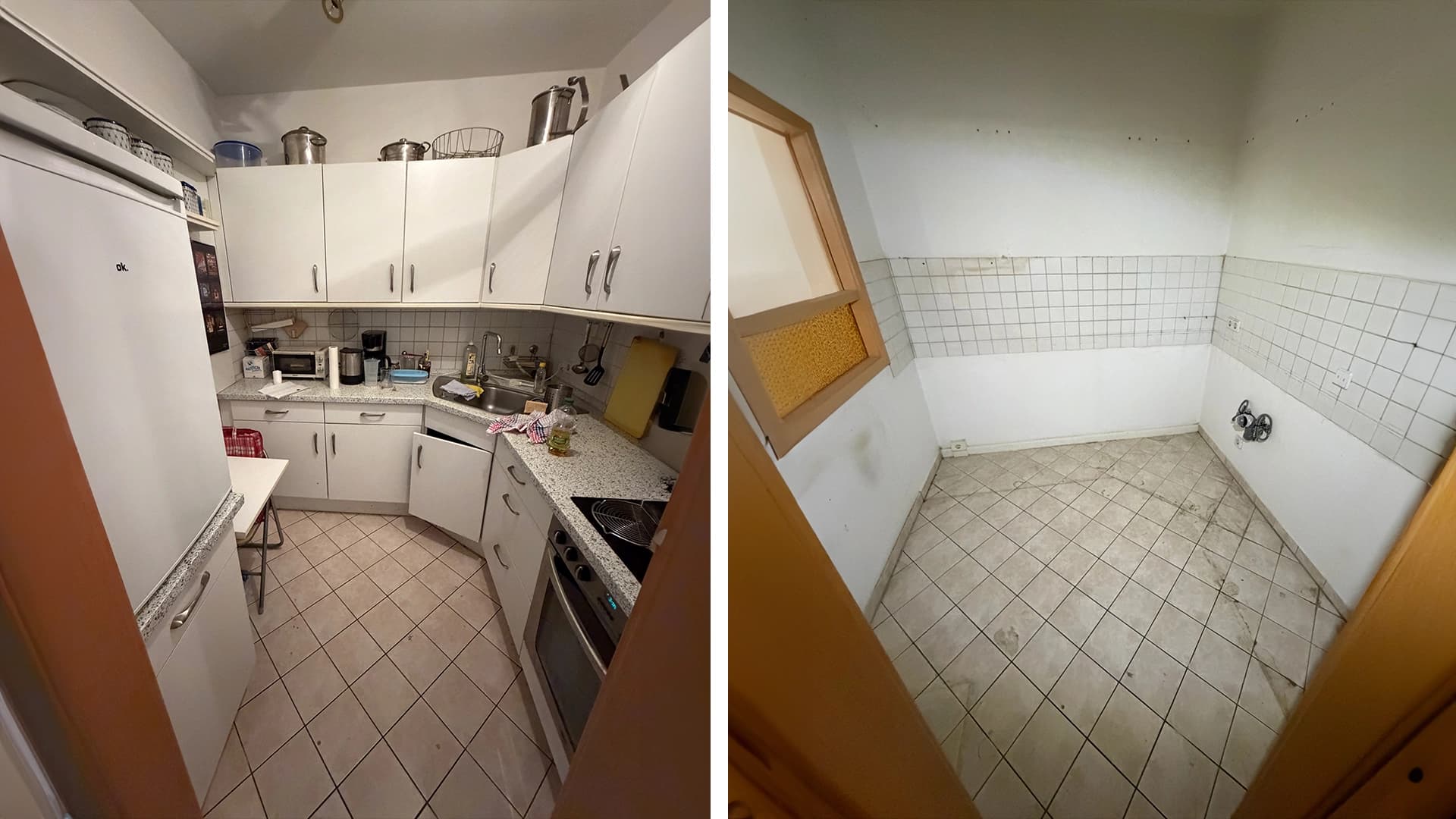 Vorher-Nachher Entrümpelung Meißen